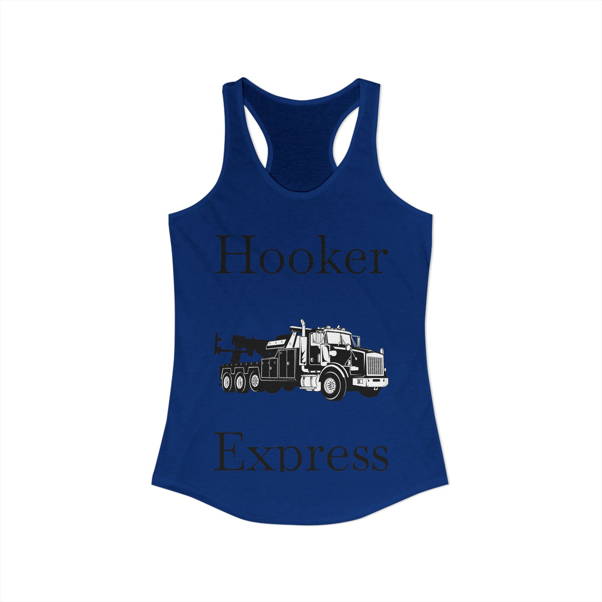 H**ker Express Heavy Tow Truck Women's Racerback Tank