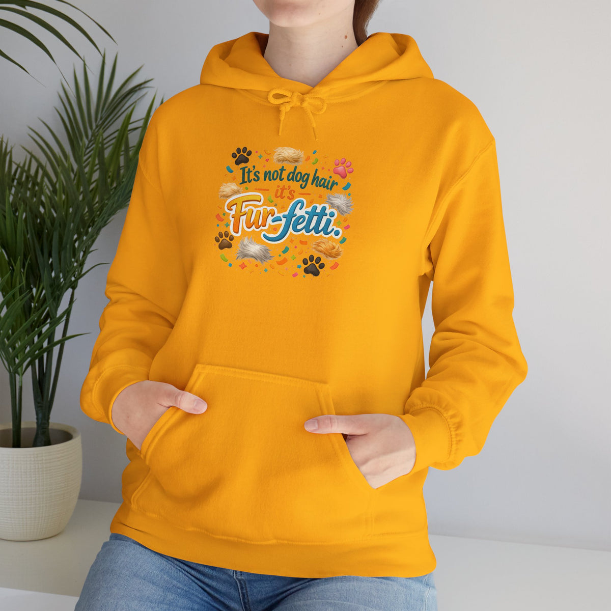 Fur-Fetti Dog Unisex Hoodie