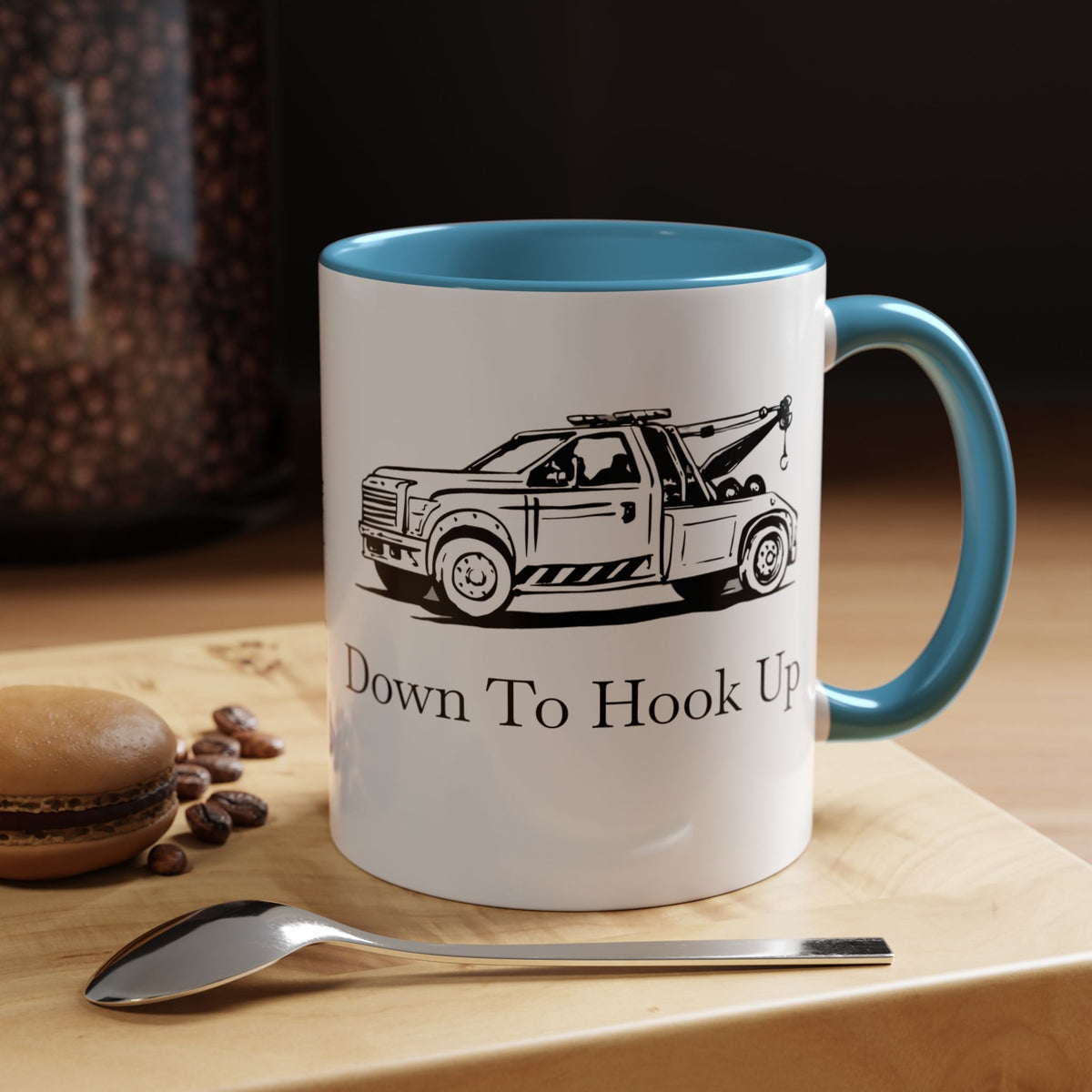 Down To Hook Up 2-Tone Coffee Mug