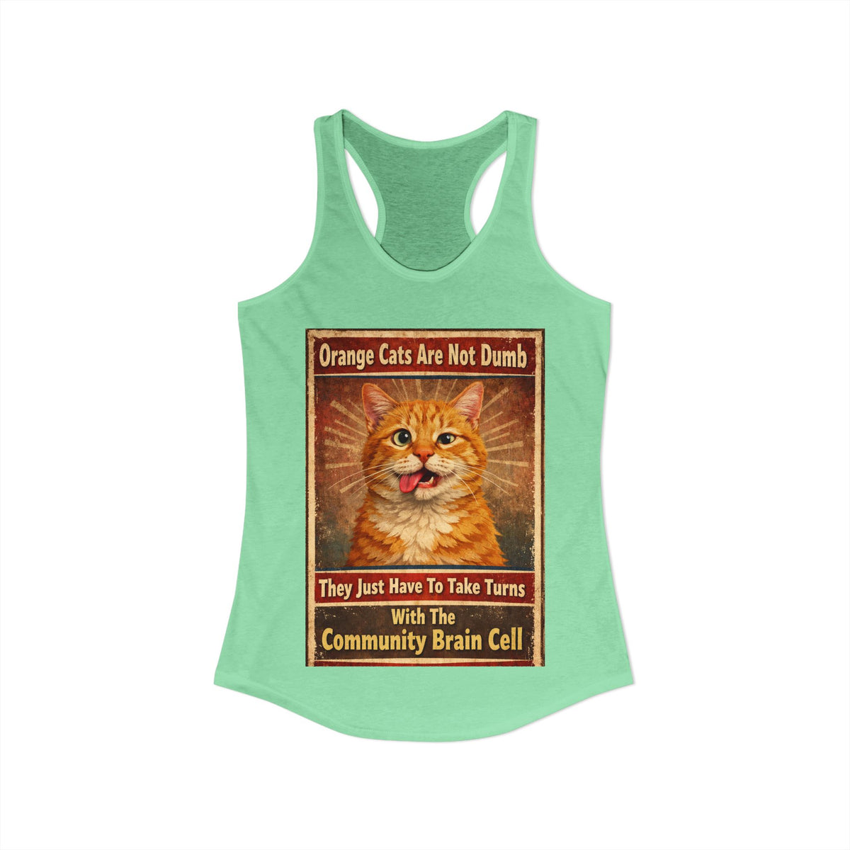 Community Brain Cell Women's Racerback Tank