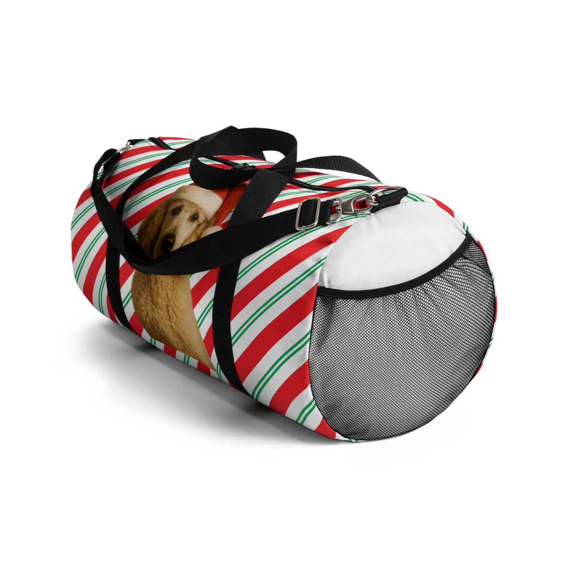 Santa Paws Poodle Duffel Bag