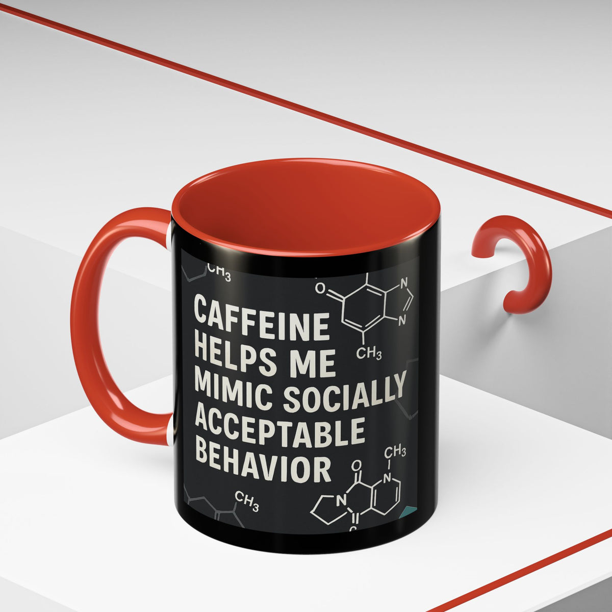 Socially Acceptable 2-Tone Coffee Mug