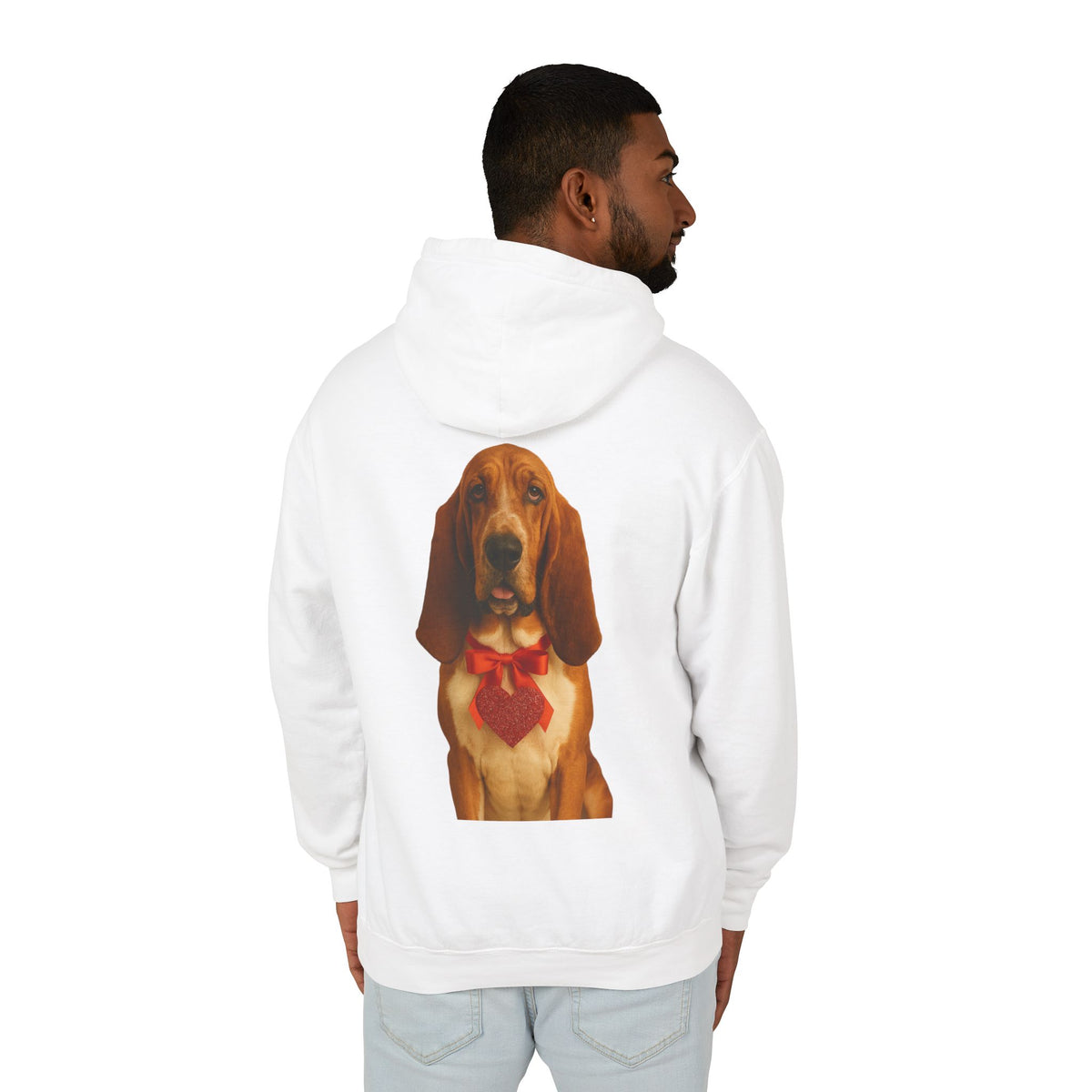 Cupid's Companion Basset Unisex Lightweight Hoodie