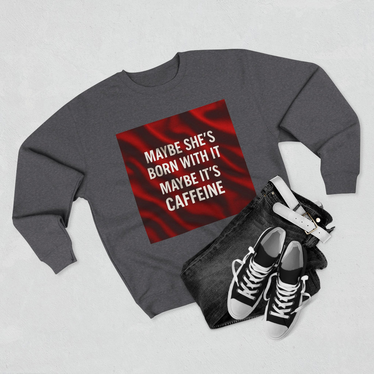 Born With It Unisex Crewneck Sweatshirt