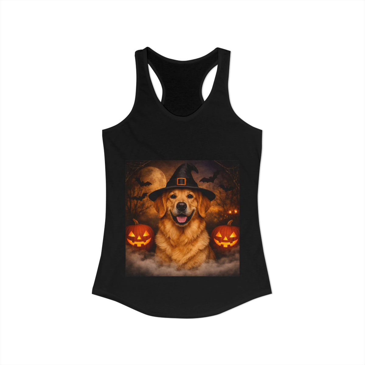 Witch Hat Pack Golden Women's Racerback Tank