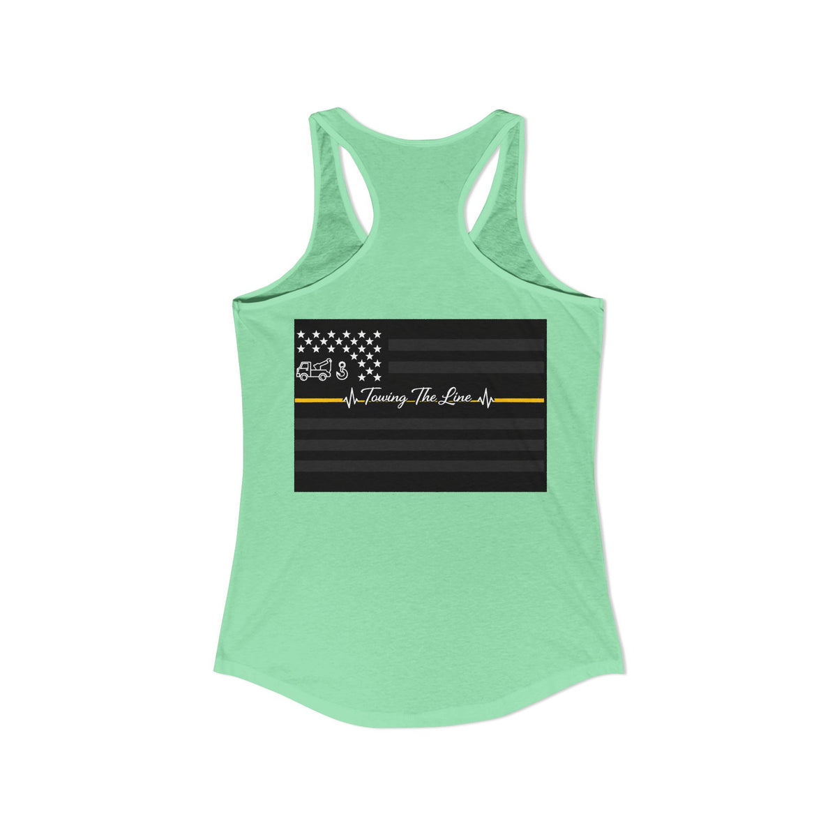 Thin Yellow Line Women's Racerback Tank