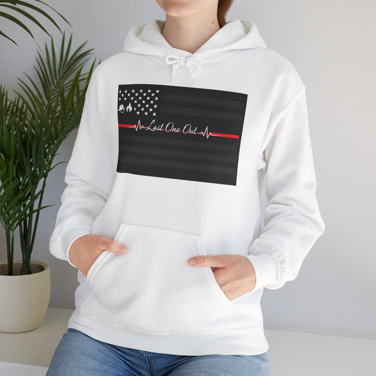 Thin Red Line Unisex Hoodie