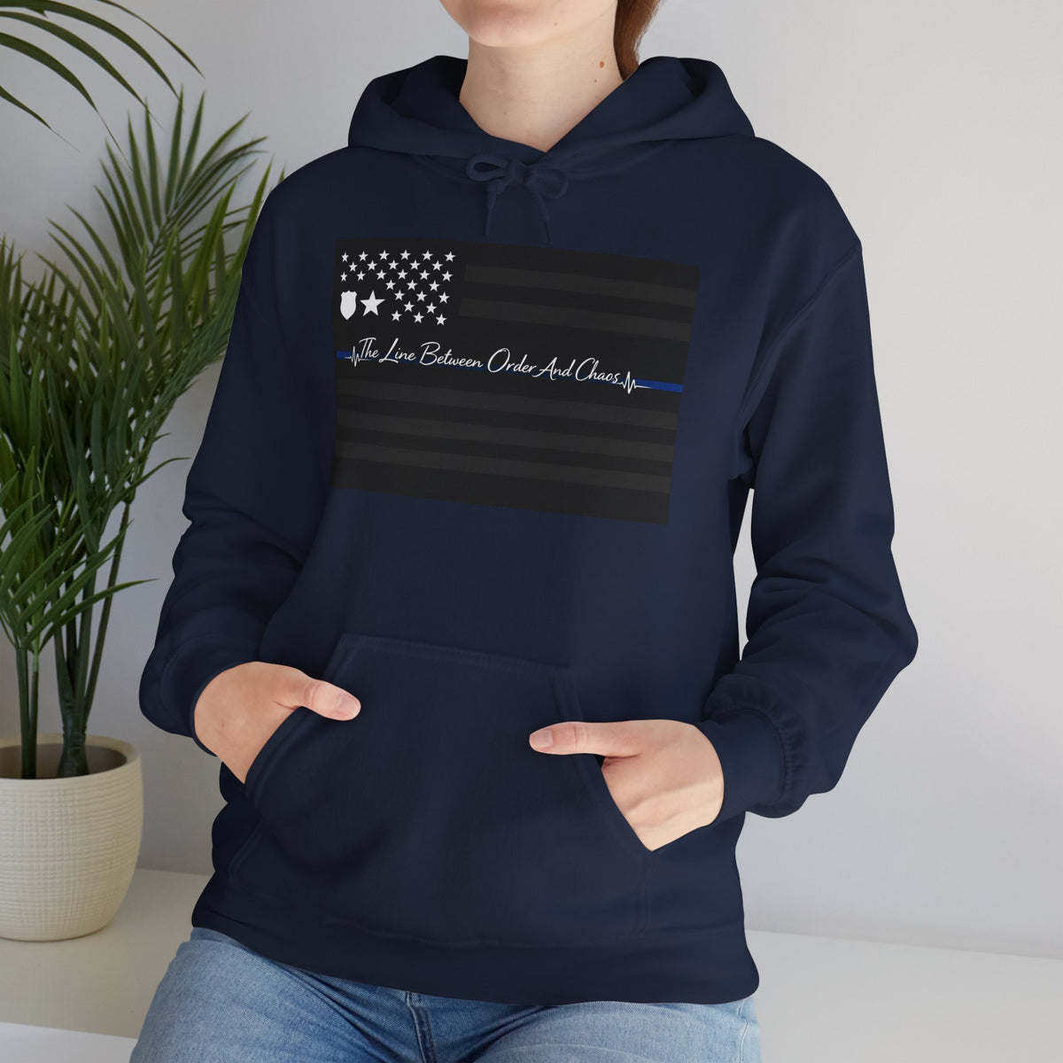 Thin Blue Line Unisex Hoodie