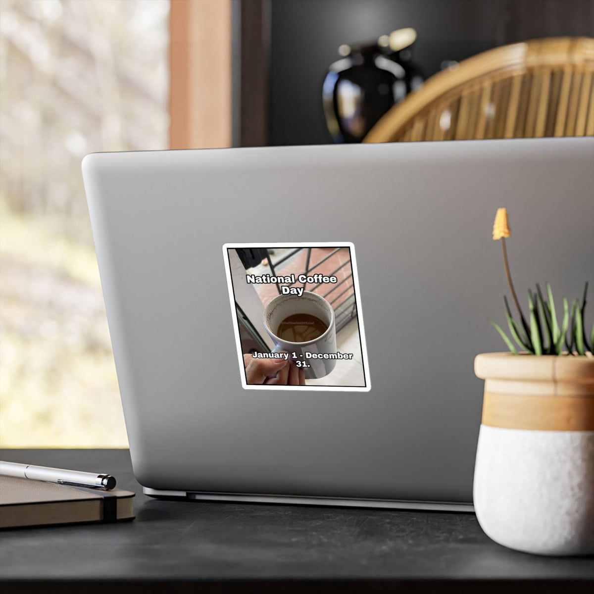 National Coffee Day Vinyl Decal