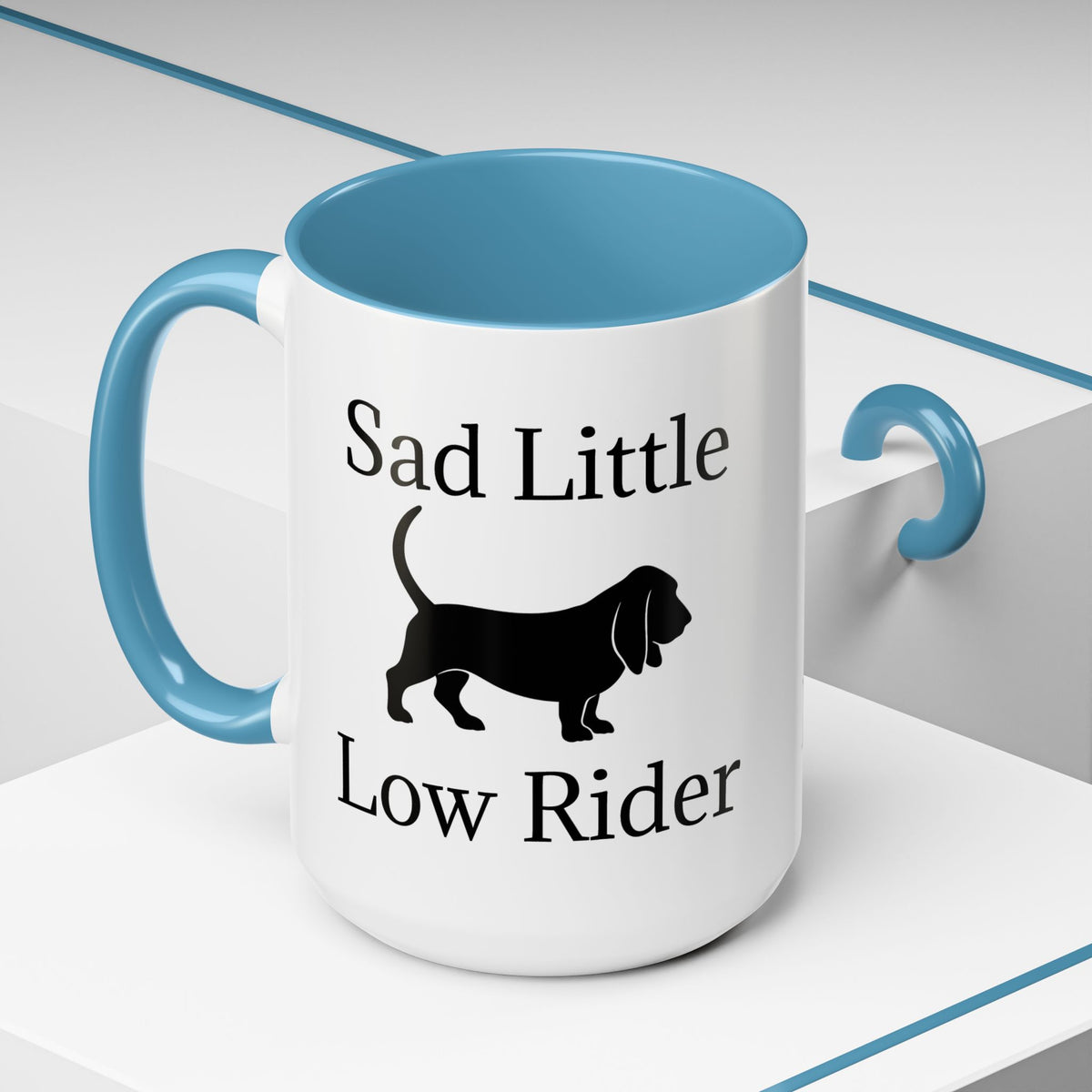 Sad Little Low Rider 2-Tone Coffee Mug