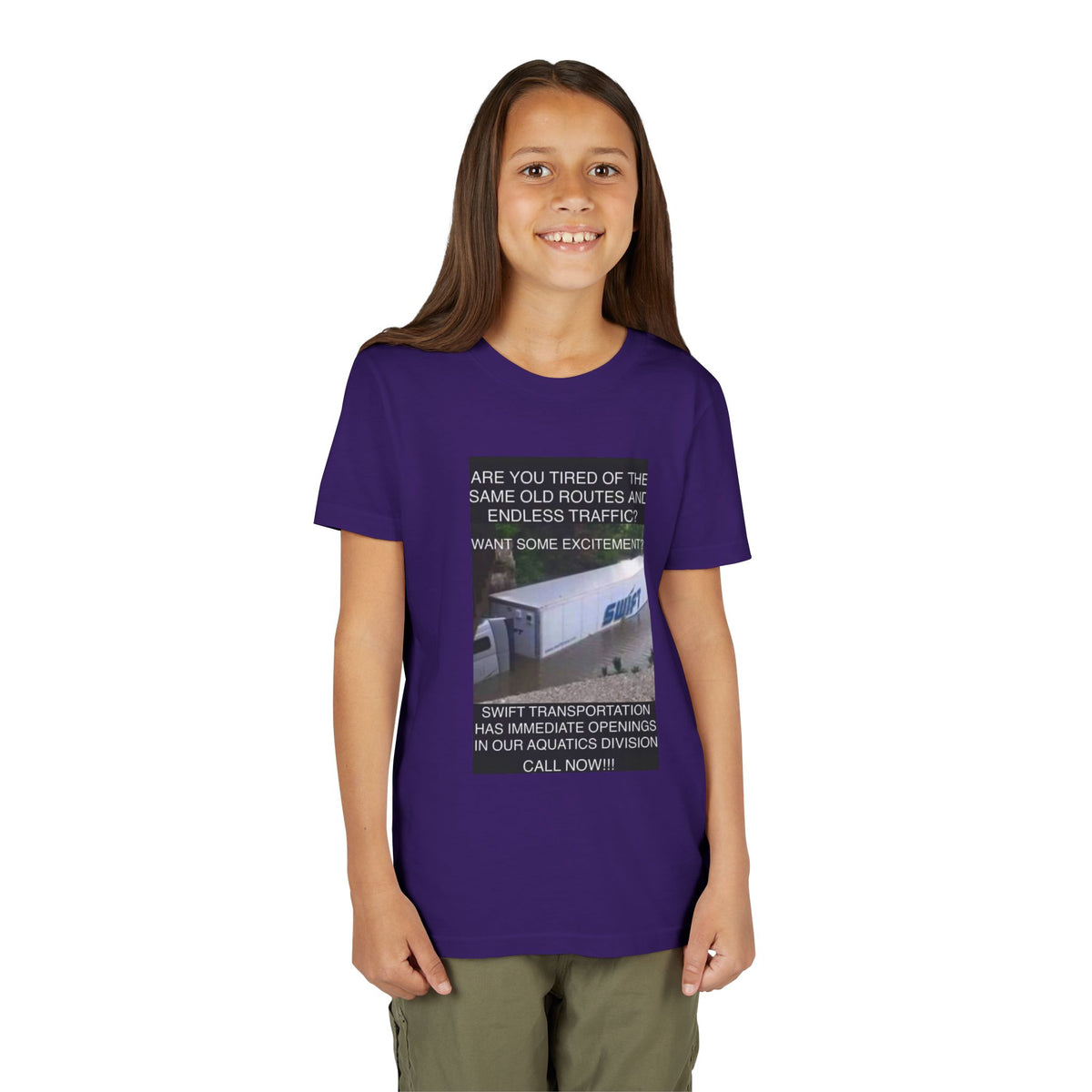 Swift Aquatics Youth Unisex Short Sleeve Crewneck Tee