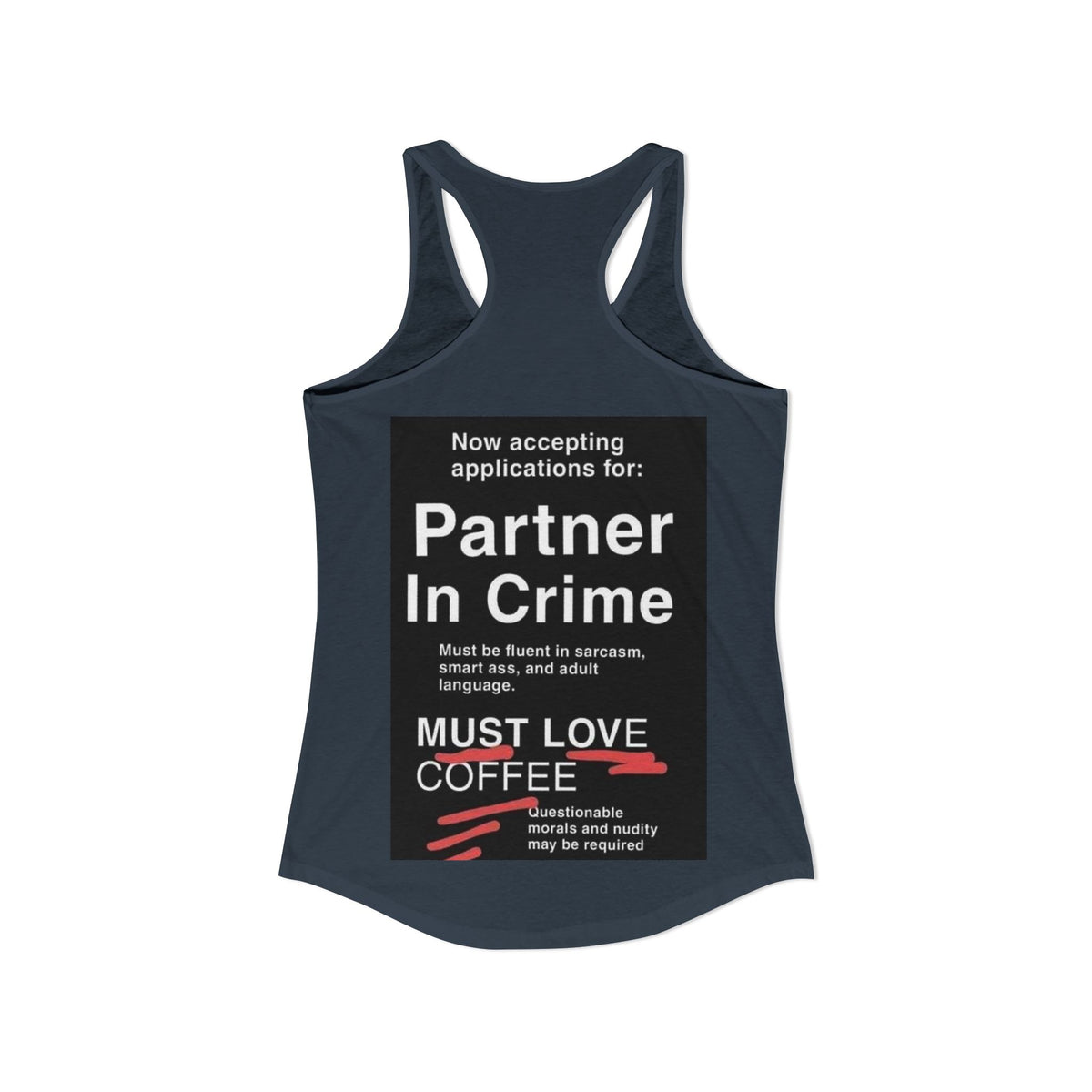 Partner In Crime Women's Racerback Tank