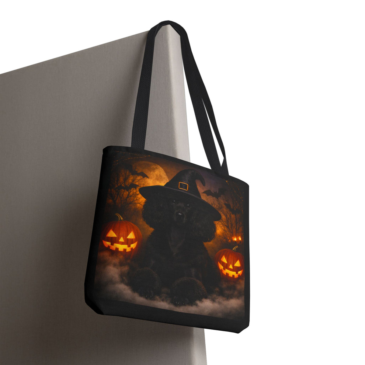 Witch Hat Pack Poodle Tote Bag