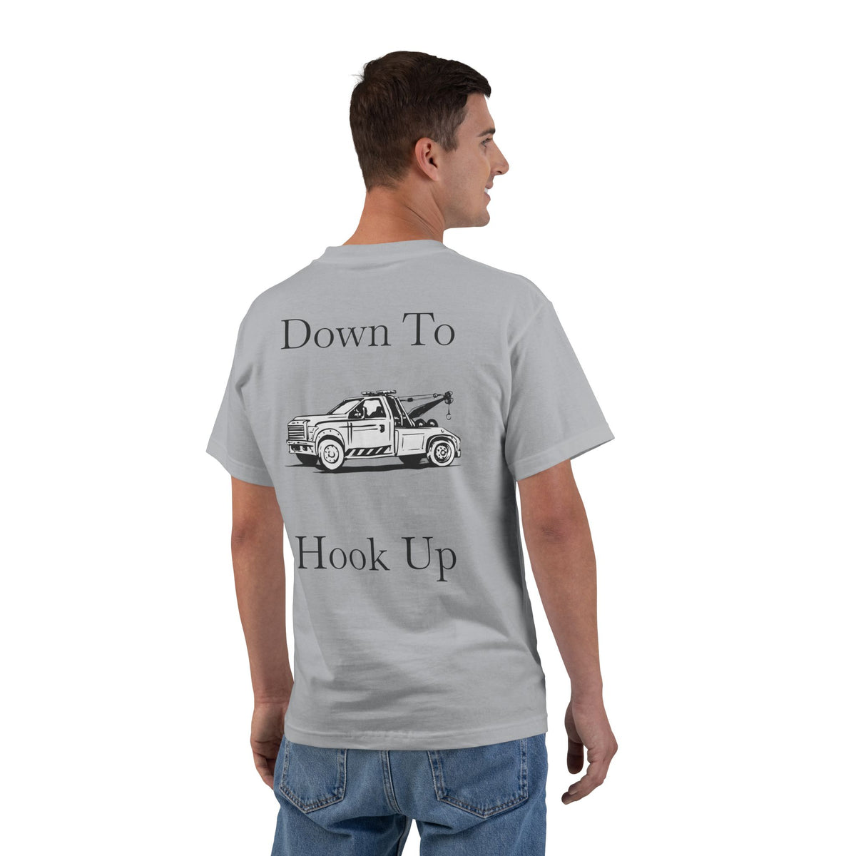 Down To Hook Up Men's Short-Sleeve Crewneck Tee