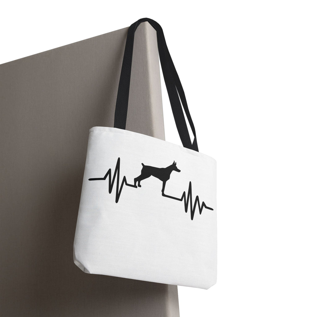 My Heart Beats For Dobermans Tote Bag