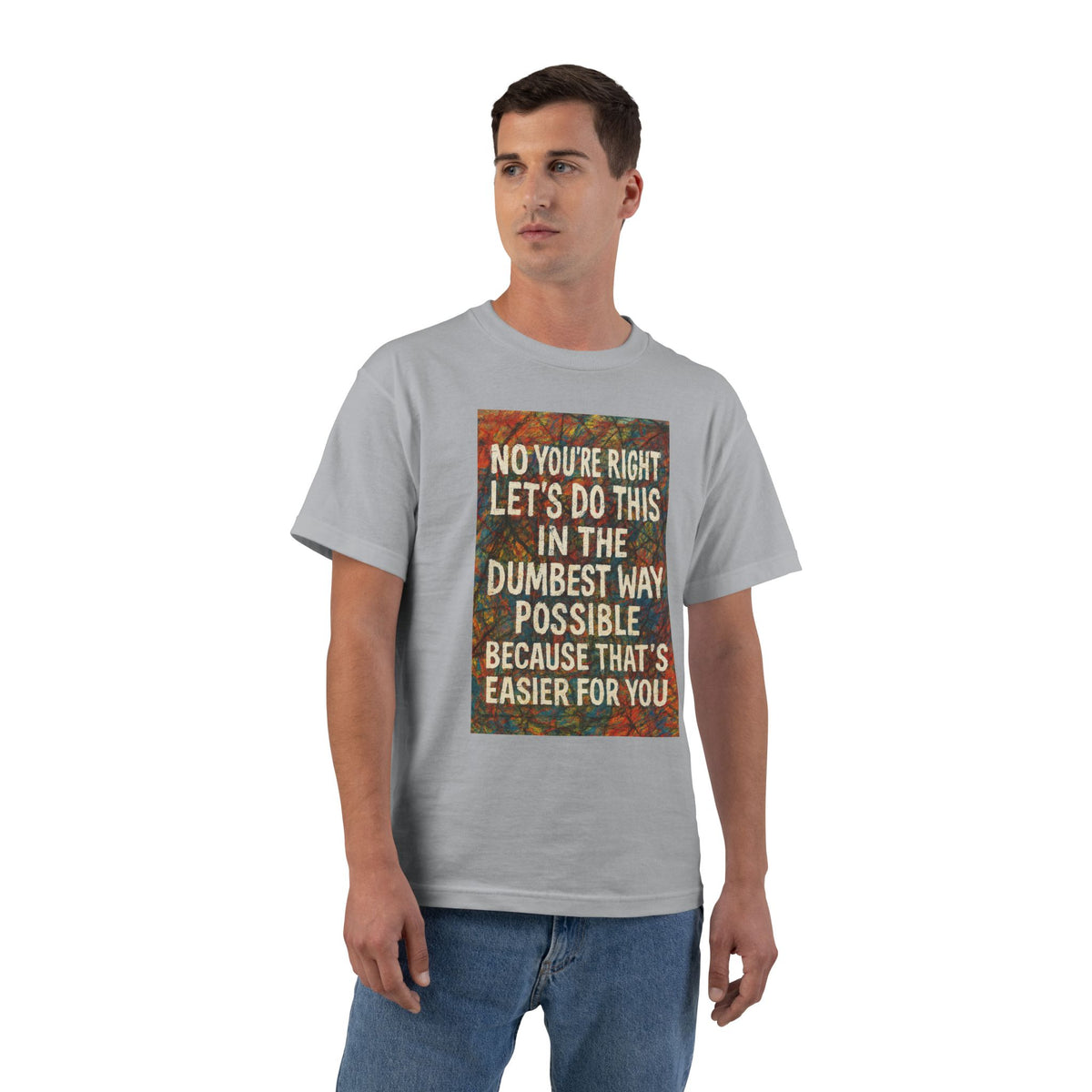 Easier For You Men's Short-Sleeve Crewneck Tee