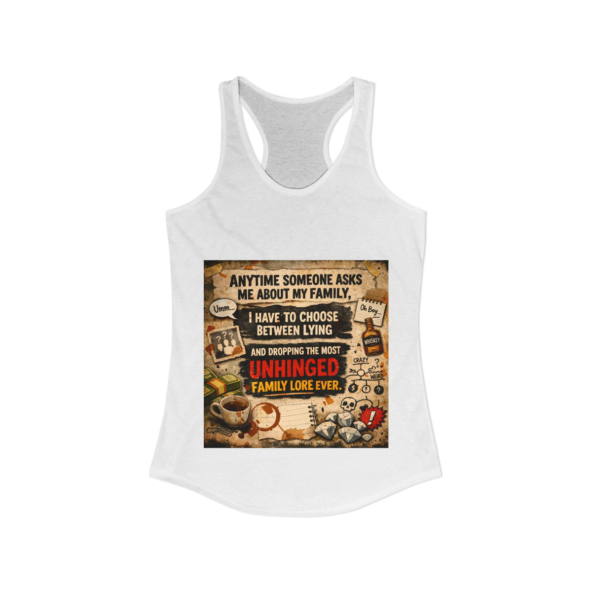 Unhinged Family Women's Racerback Tank