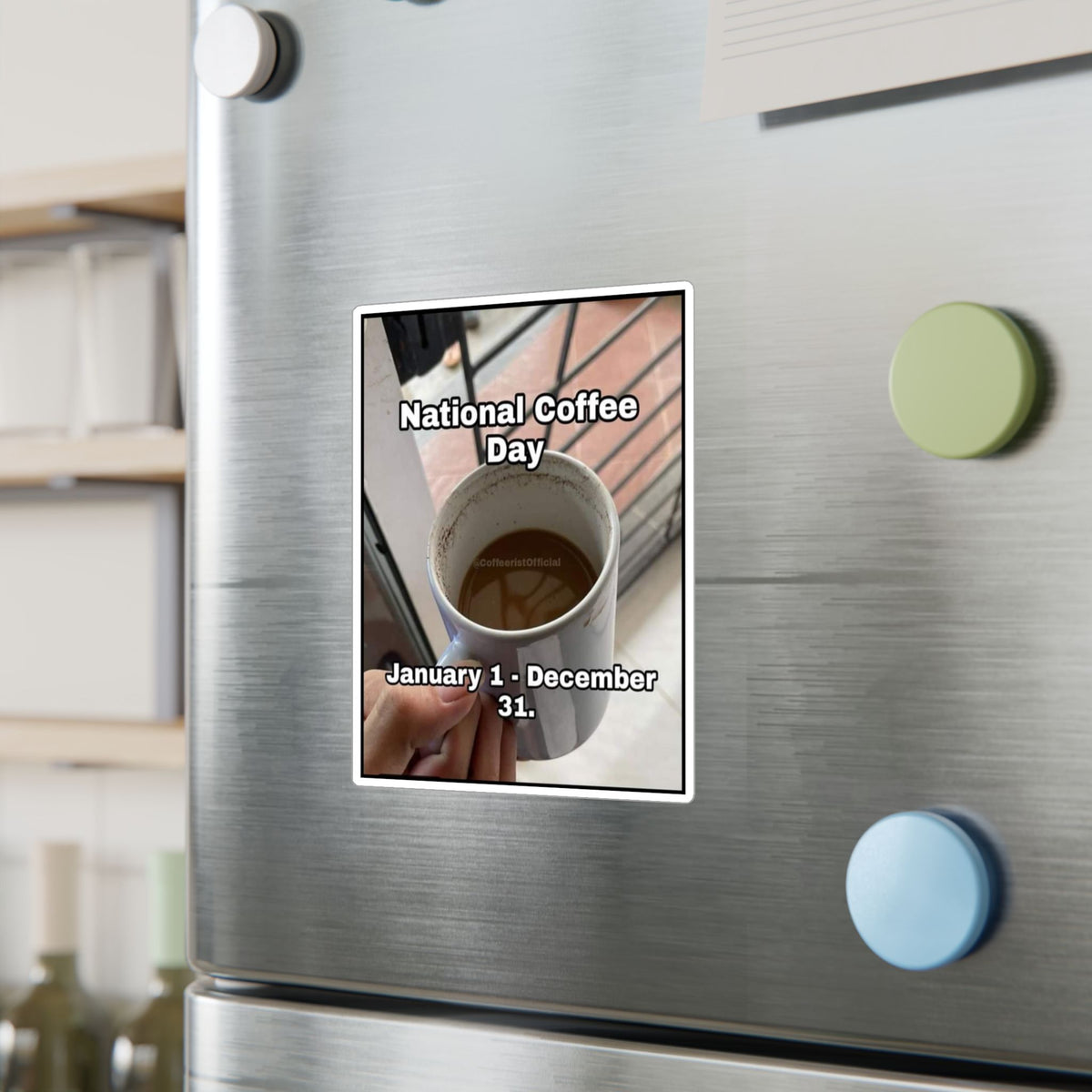 National Coffee Day Vinyl Decal