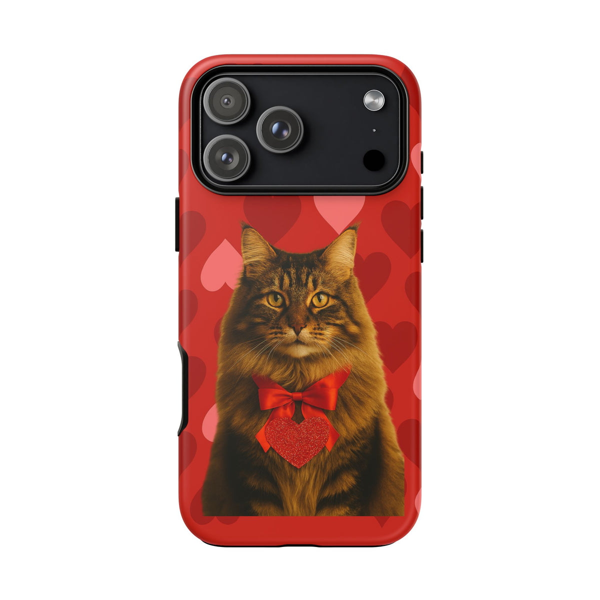Cupid's Companion Cat iPhone Case
