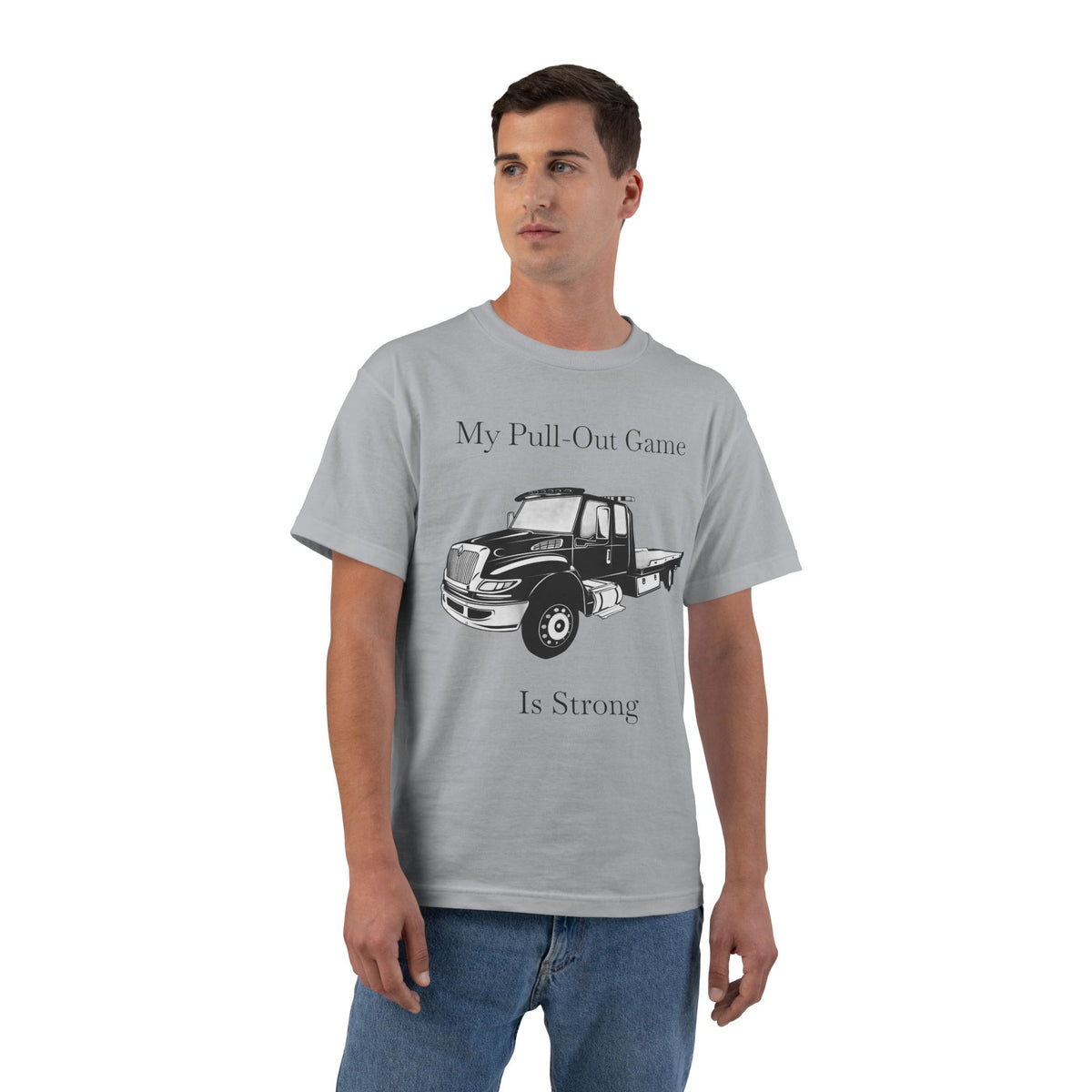 Pull Out Flatbed Men's Short-Sleeve Crewneck Tee