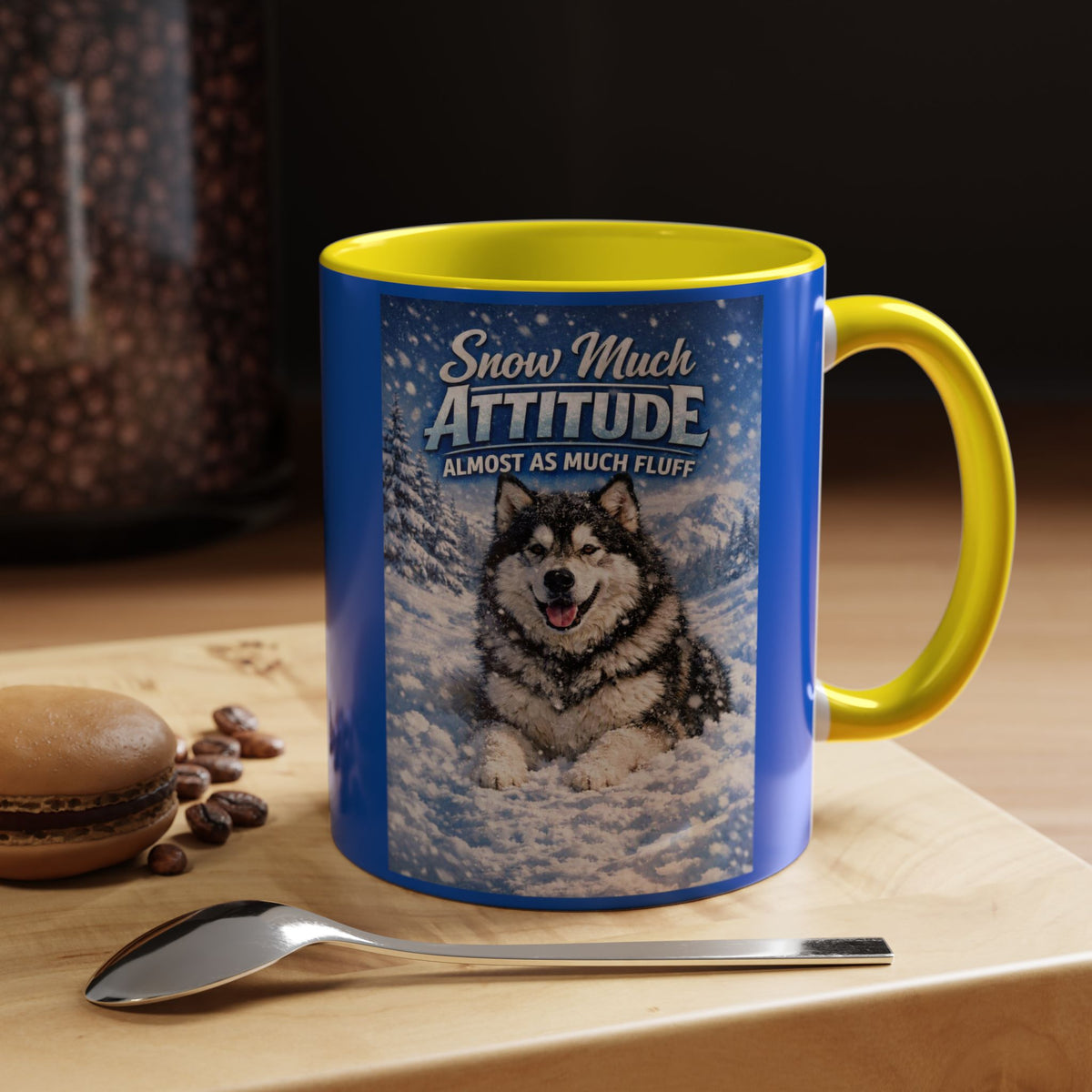Snow Much Attitude 2-Tone Coffee Mug