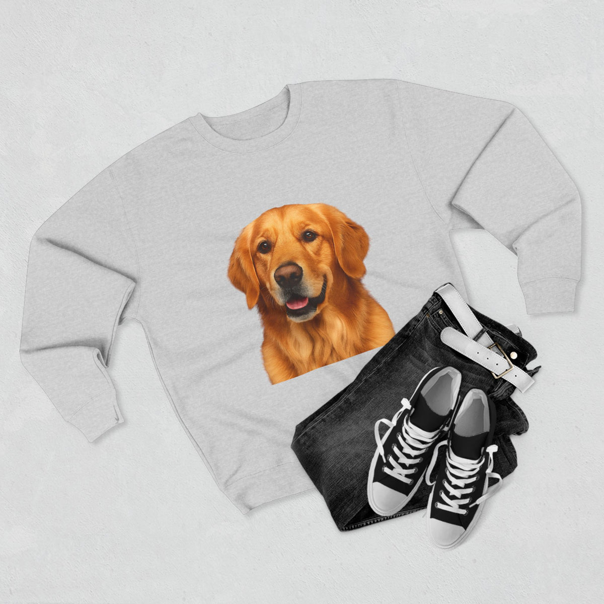 Golden Head Unisex Crewneck Sweatshirt