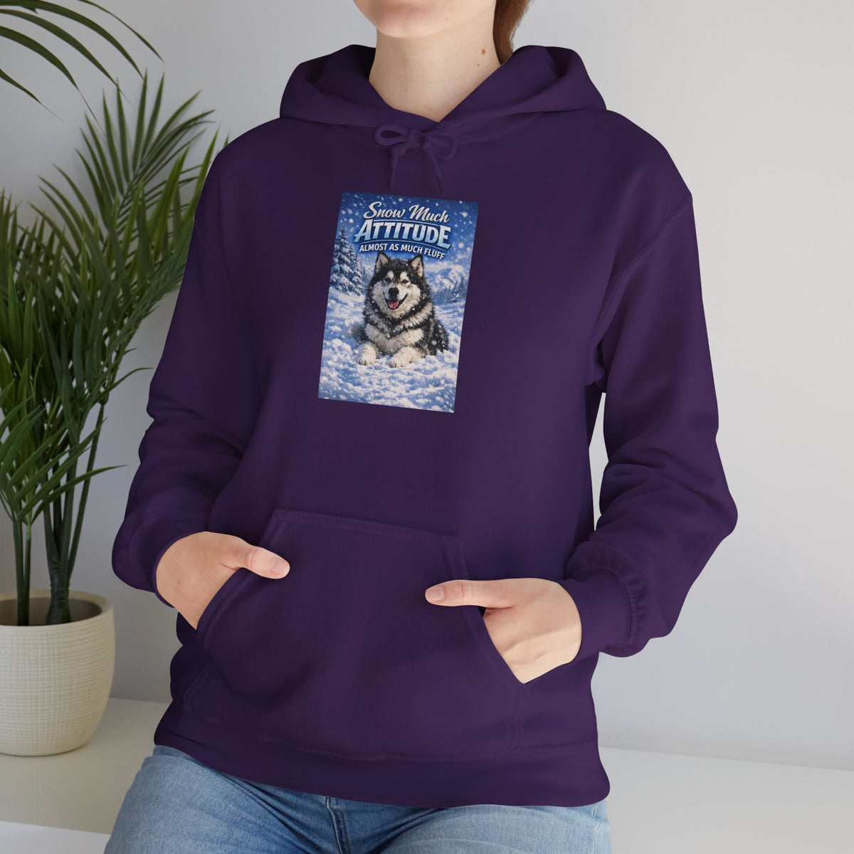 Snow Much Attitude Unisex Hoodie