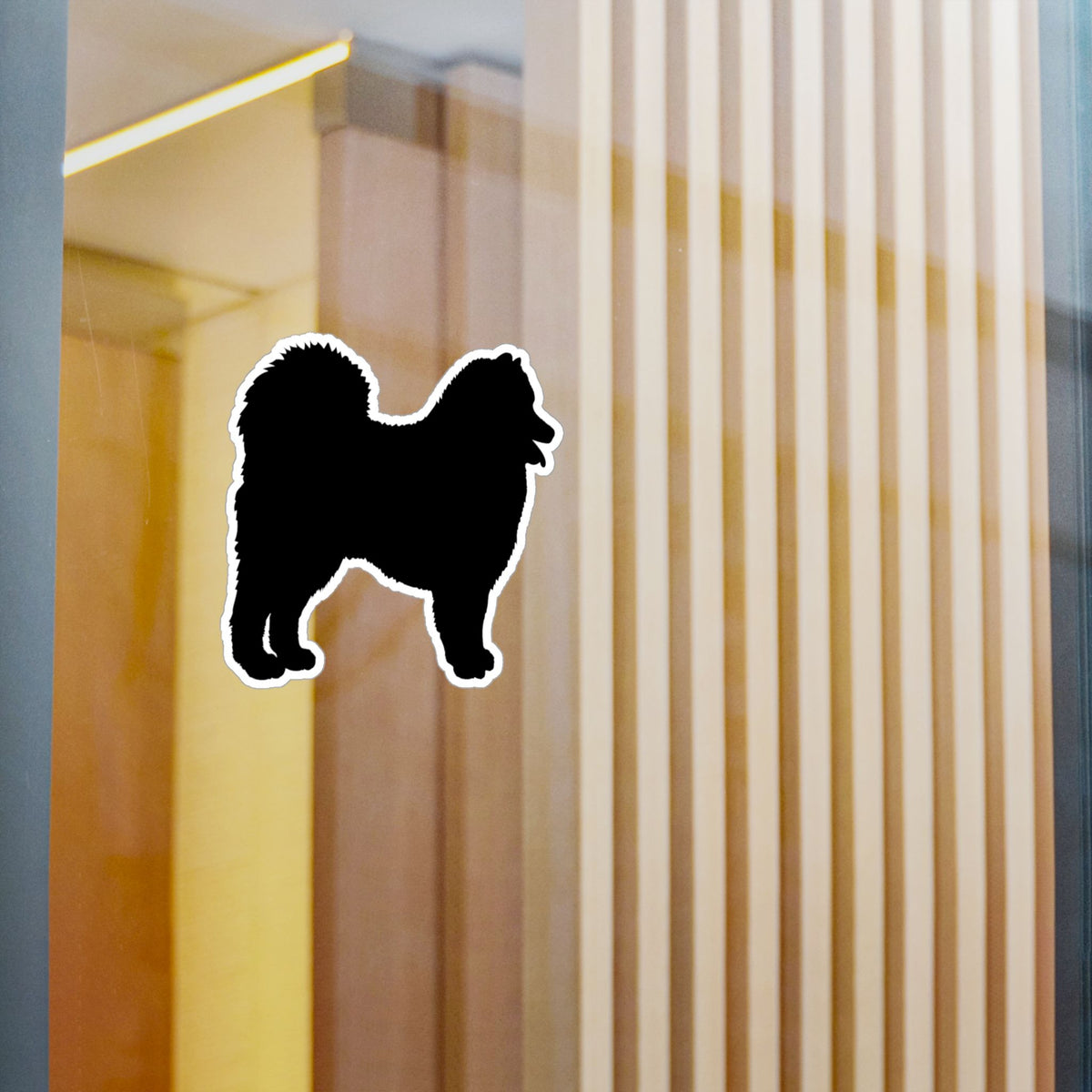 Samoyed Silhouette Vinyl Decal