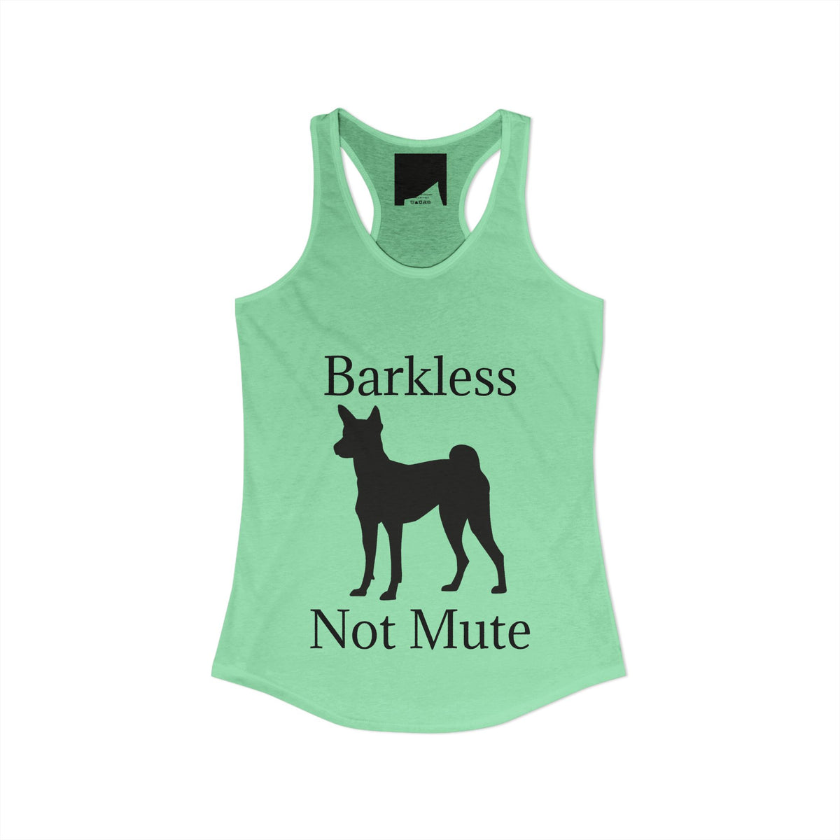 Barkless Not Mute Women's Racerback Tank