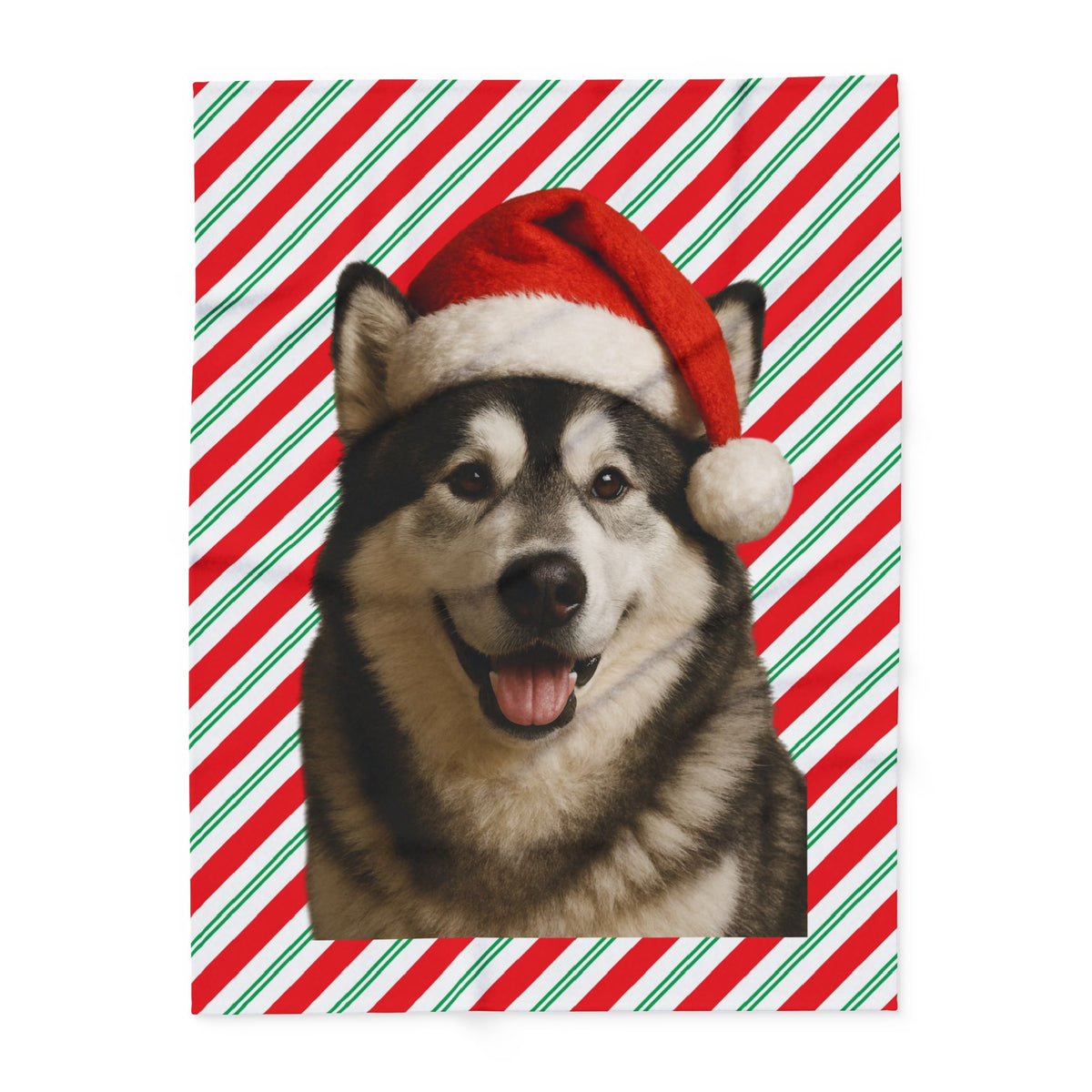 Santa Paws Malamute Arctic Fleece Blanket