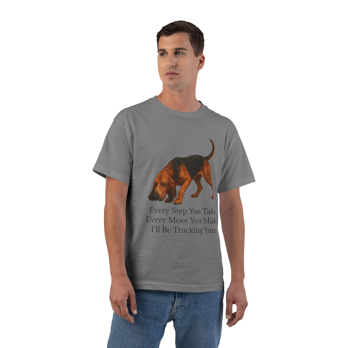 Tracking You Men's Short-Sleeve Crewneck Tee