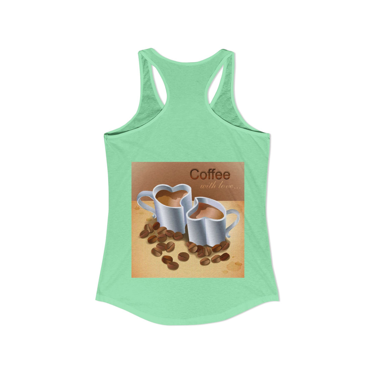 Coffee With Love Women's Racerback Tank