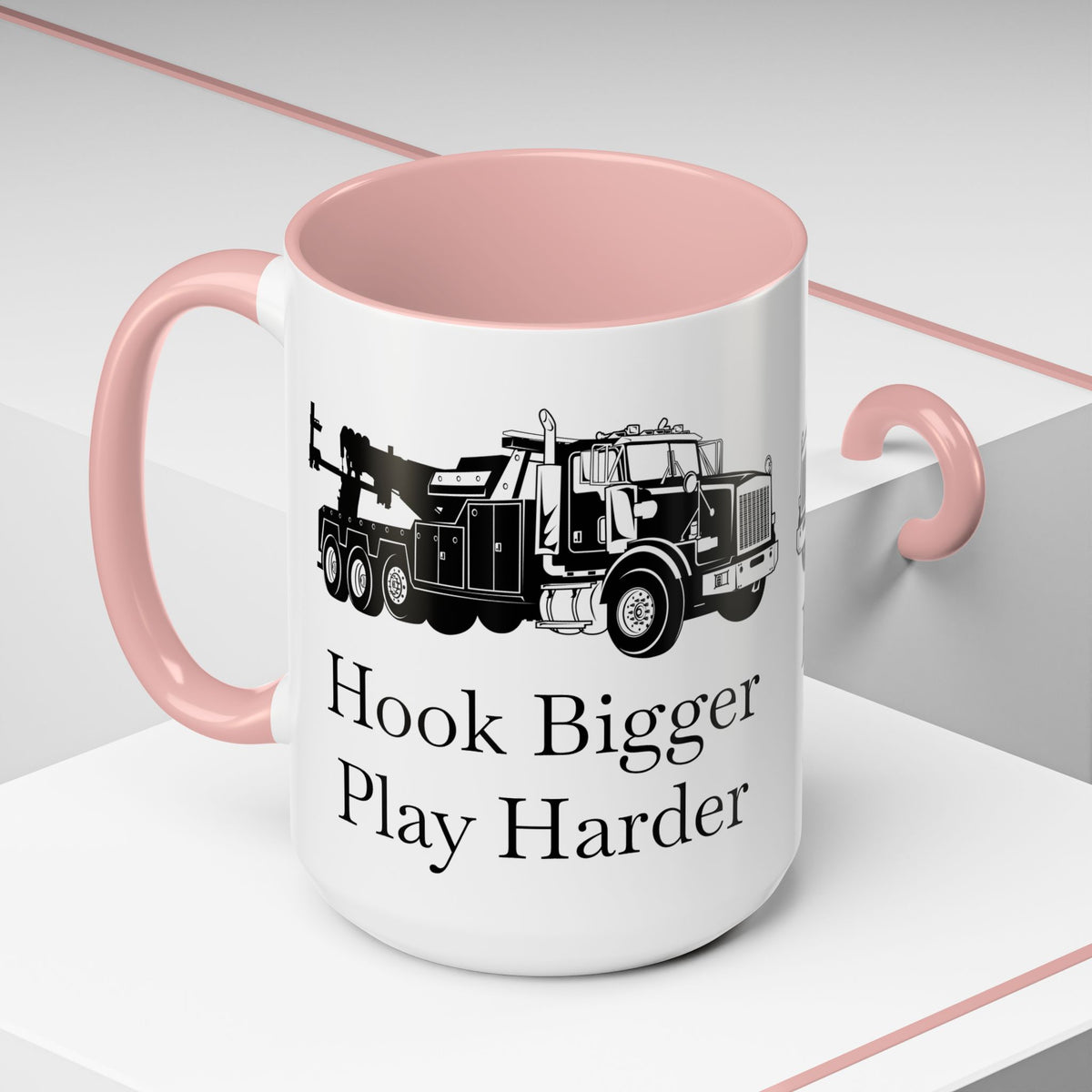 Hook Bigger 2-Tone Coffee Mug