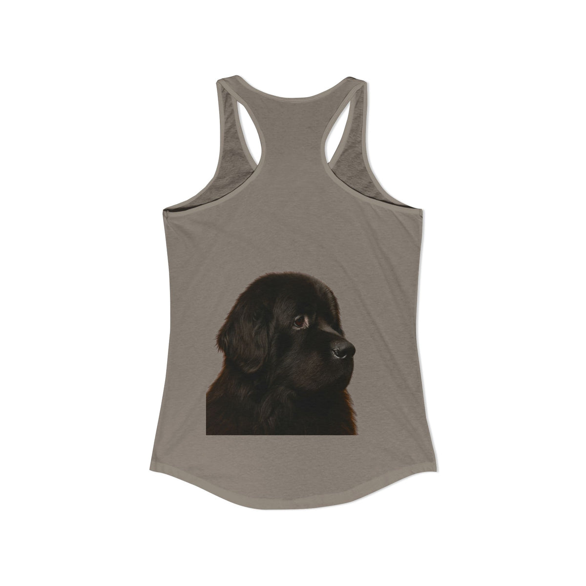 Newfie Head Women's Racerback Tank