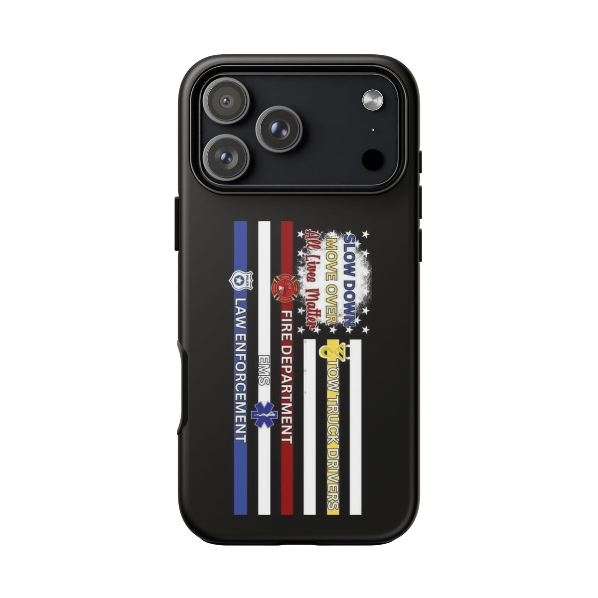 Slow Down Move Over Flag iPhone Case