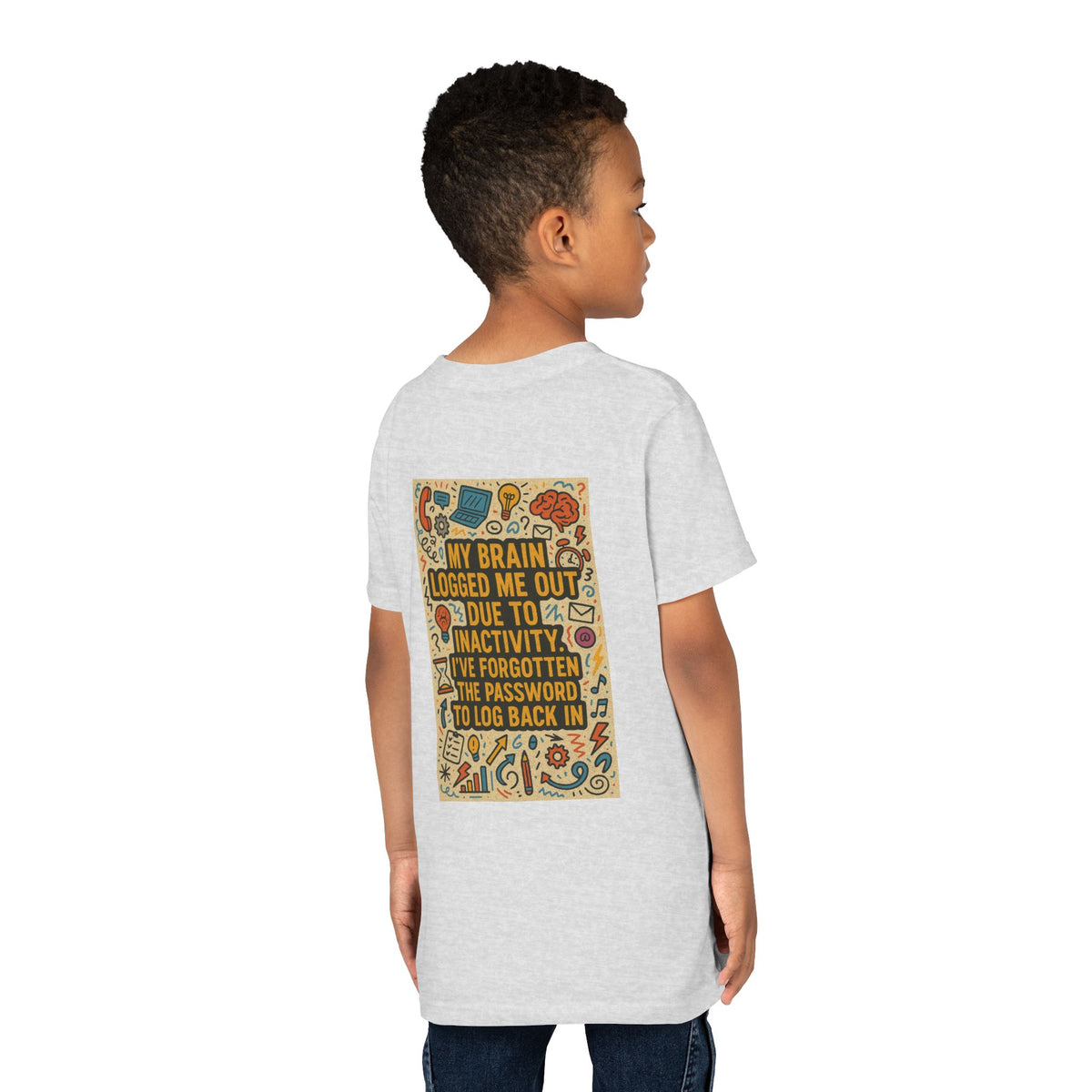 Logged Out Youth Unisex Short Sleeve Crewneck Tee