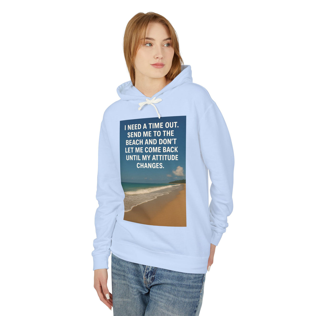 Time Out Unisex Lightweight Hoodie