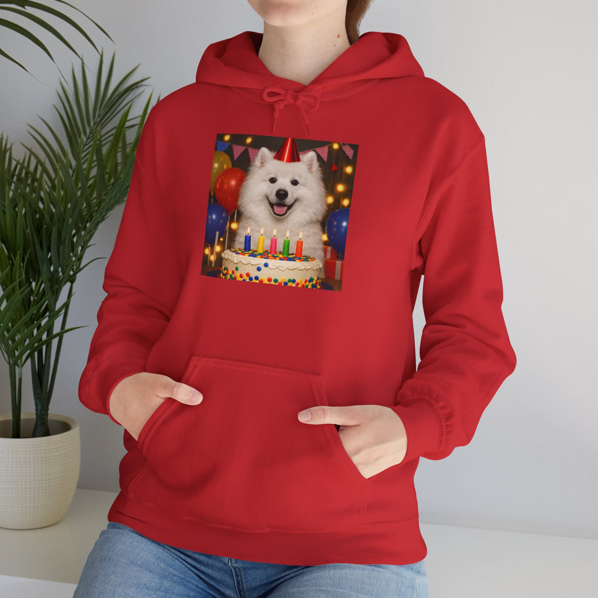 Birthday Buddy Samoyed Unisex Hoodie
