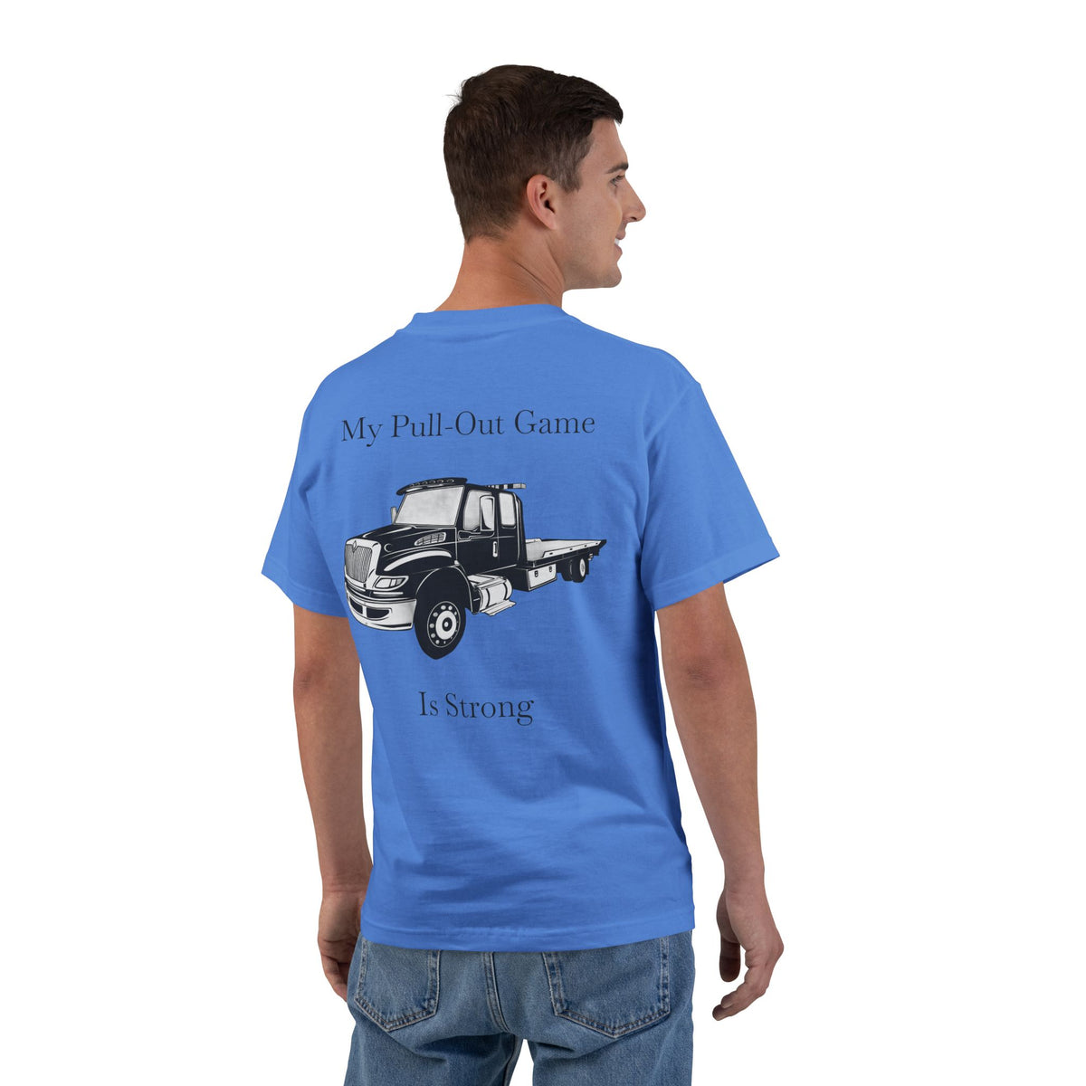 Pull Out Flatbed Men's Short-Sleeve Crewneck Tee