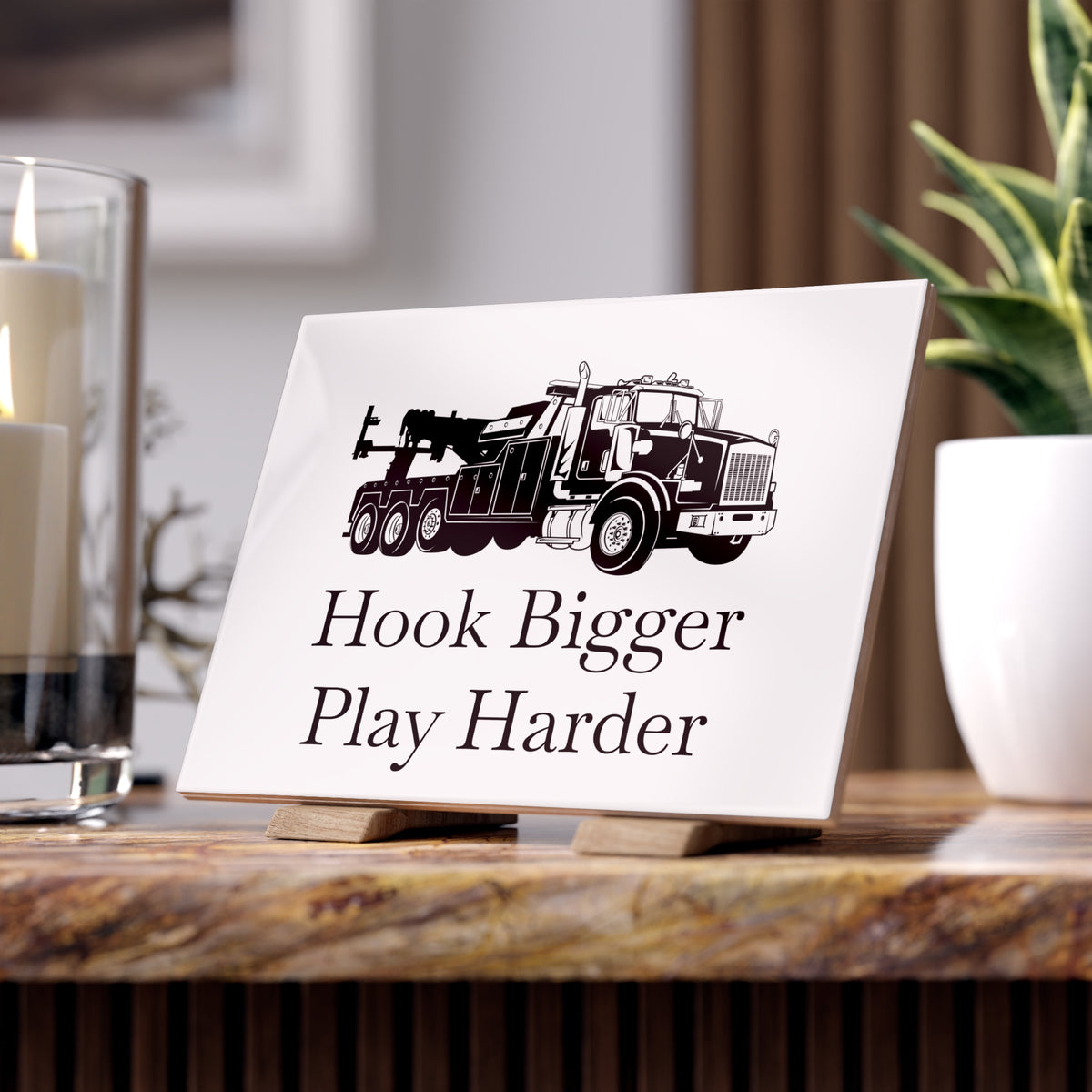 Hook Bigger Ceramic Photo Tile