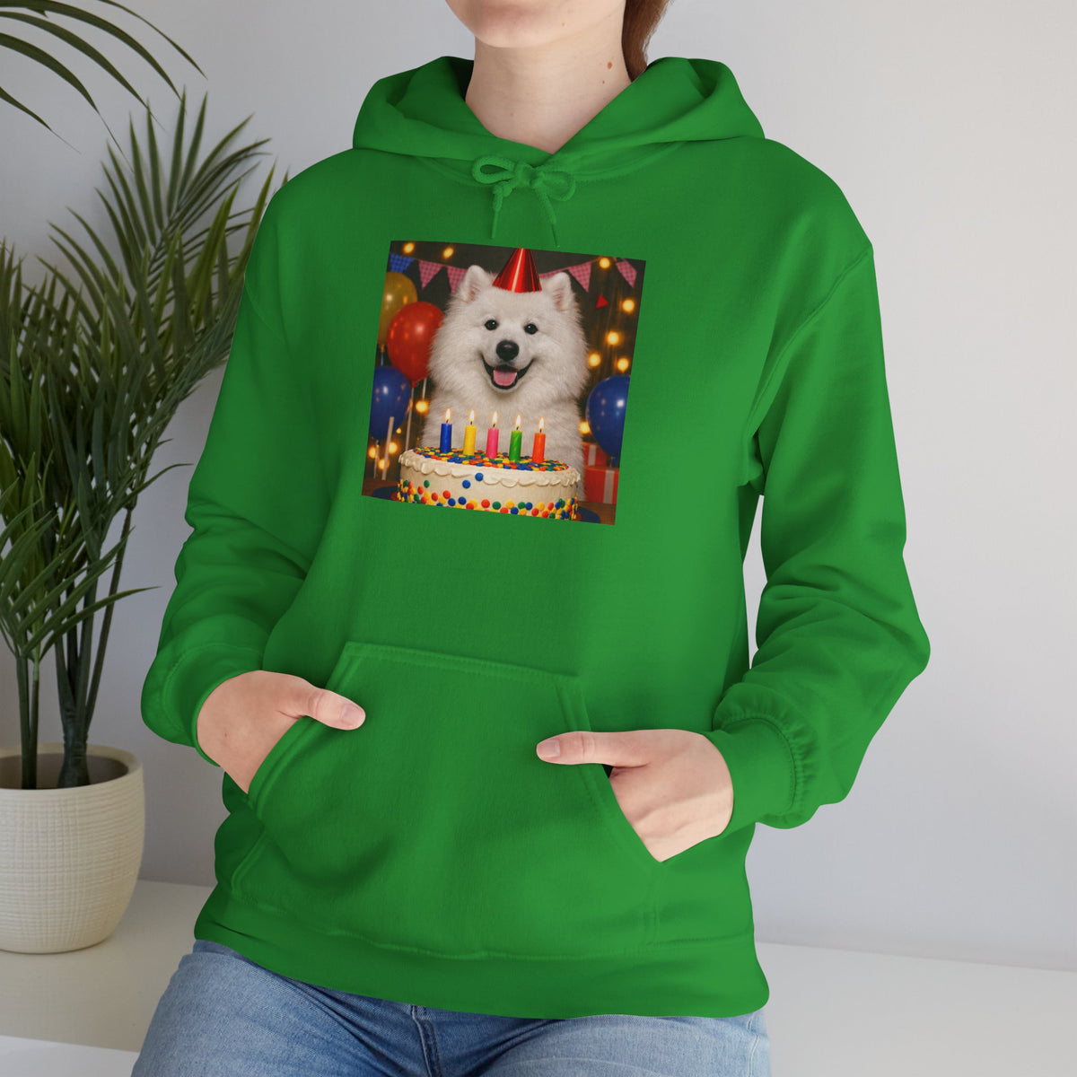Birthday Buddy Samoyed Unisex Hoodie