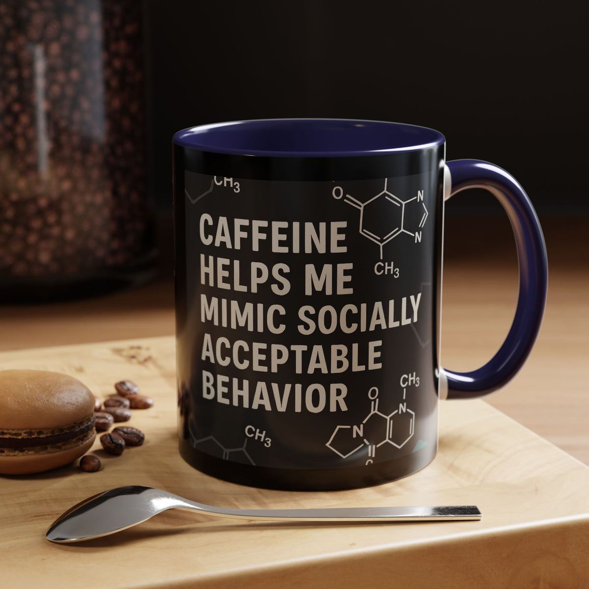 Socially Acceptable 2-Tone Coffee Mug