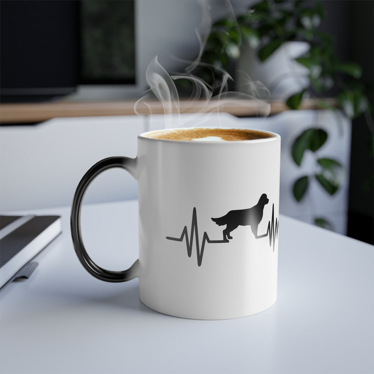 My Heart Beats For Goldens Color Changing Mug