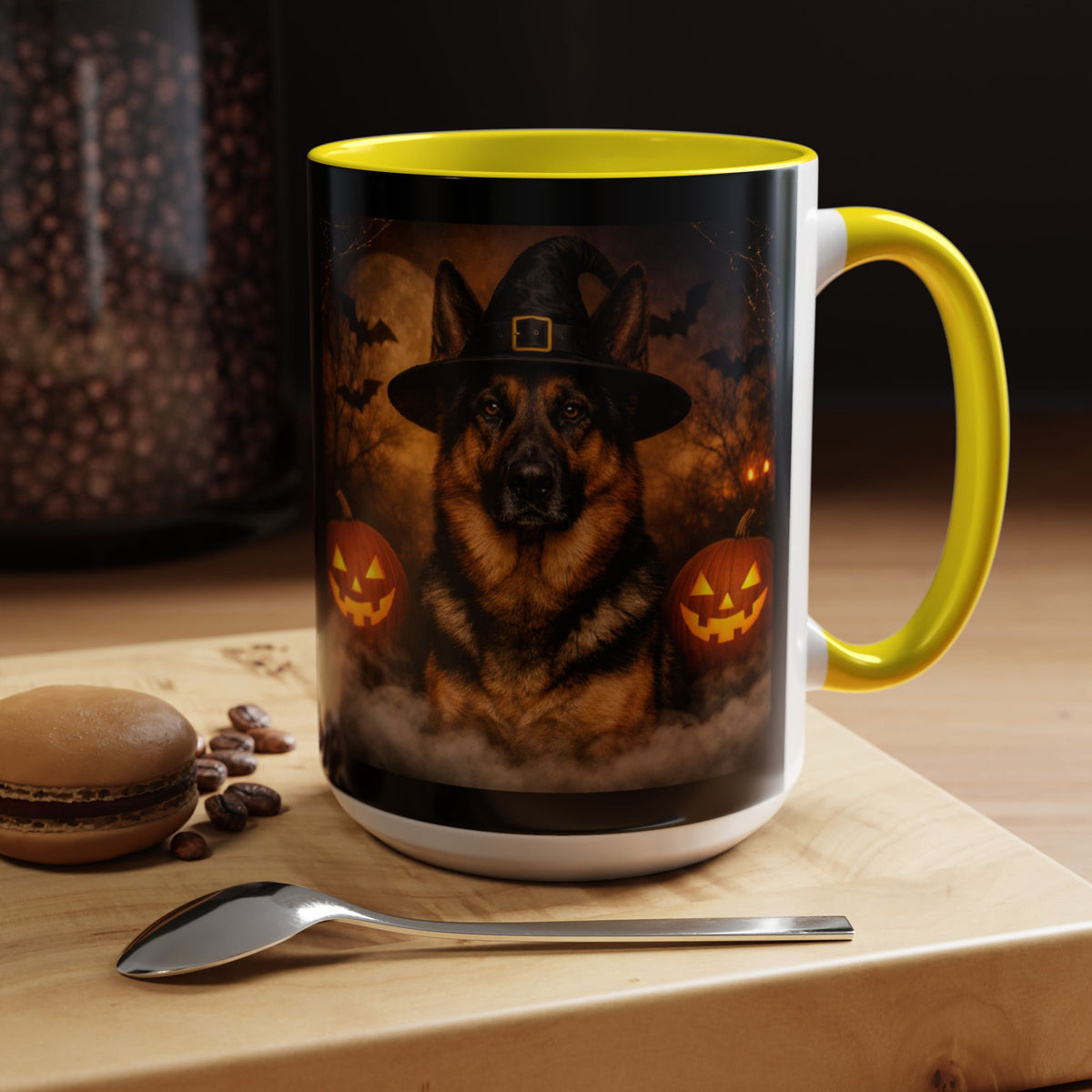 Witch Hat Pack German Shepherd 2-Tone Coffee Mug
