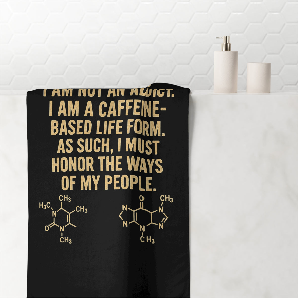 Not An Addict Mink-Cotton Beach Towel