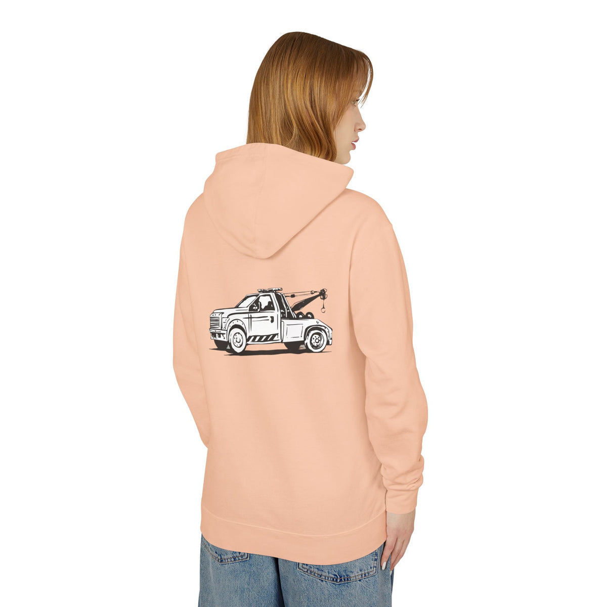 Wheel Lift Tow Truck Unisex Lightweight Hoodie