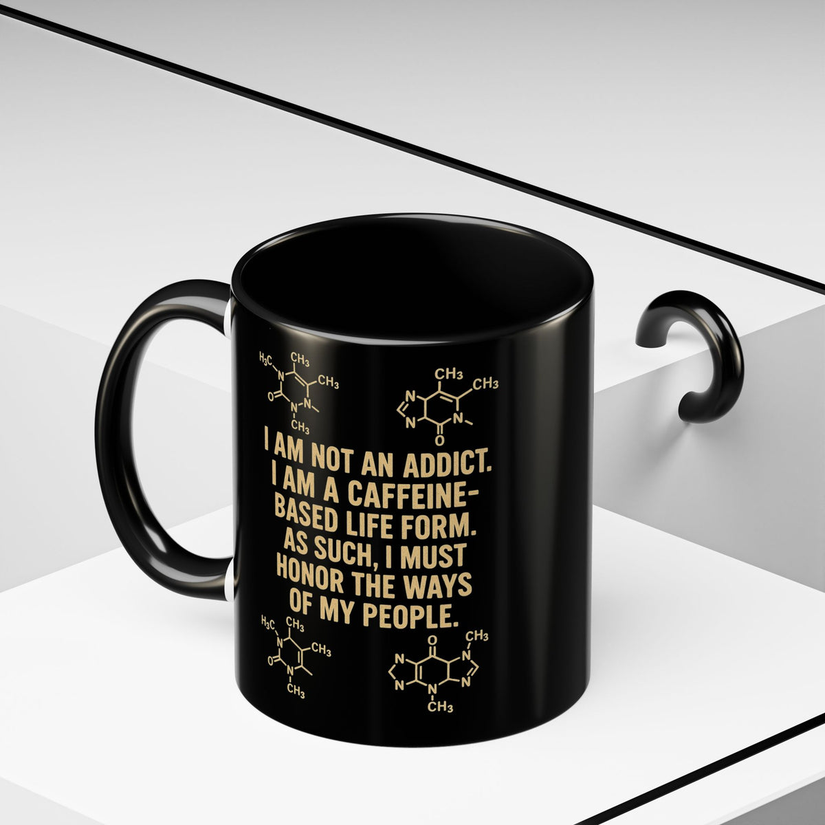 Not An Addict 2-Tone Coffee Mug