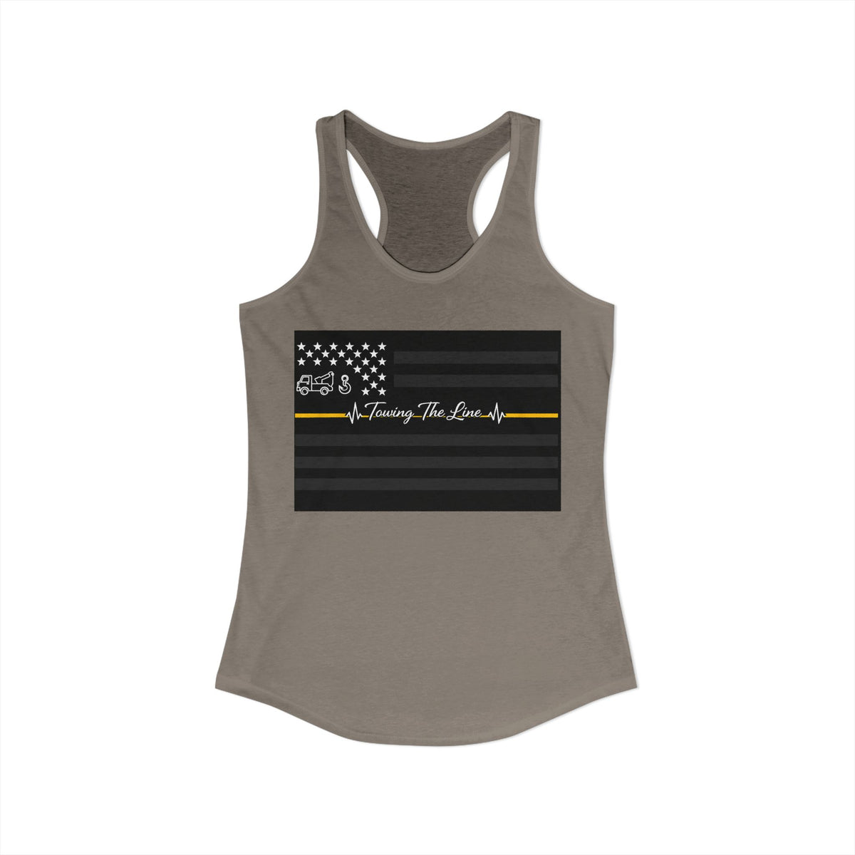 Thin Yellow Line Women's Racerback Tank