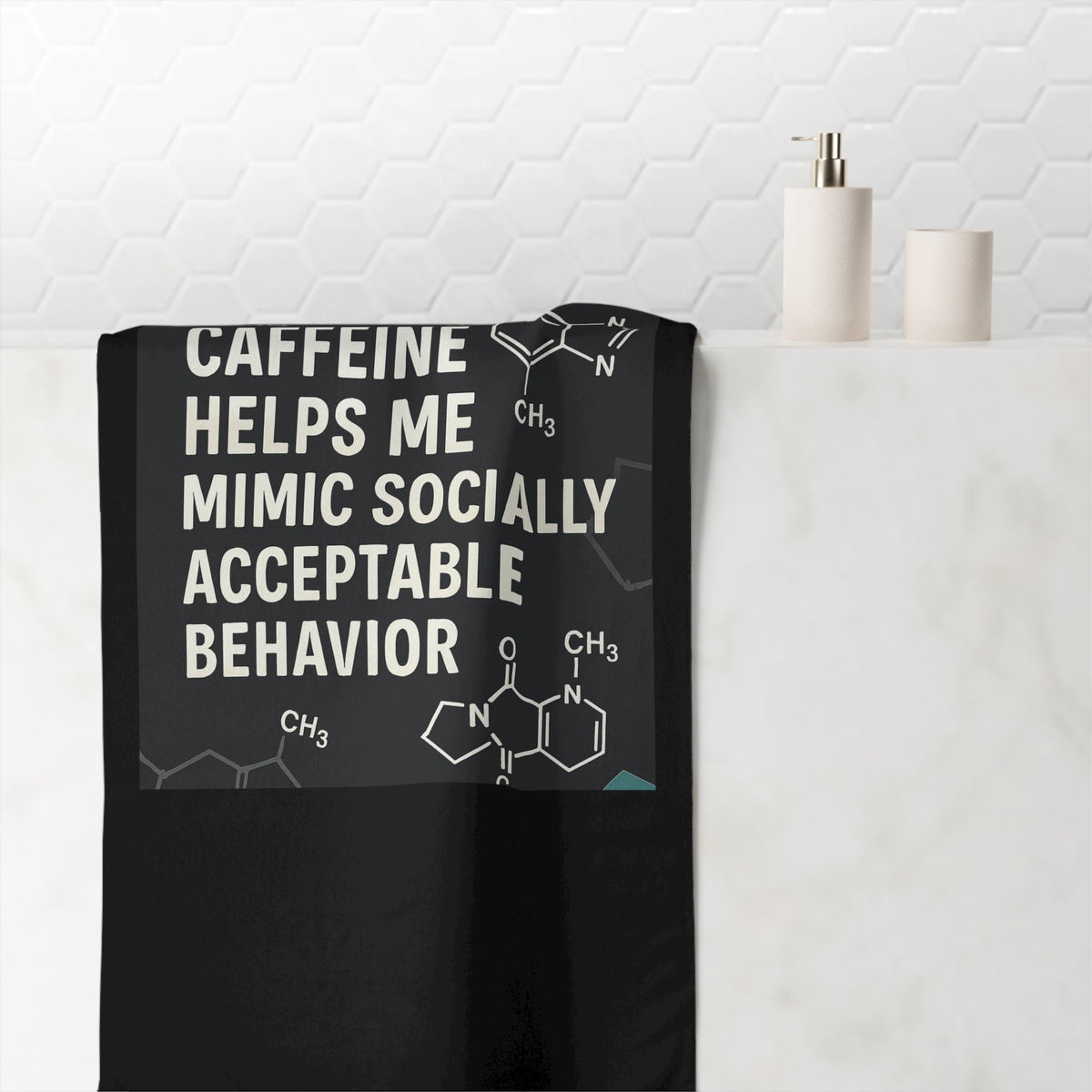 Socially Acceptable Mink-Cotton Beach Towel