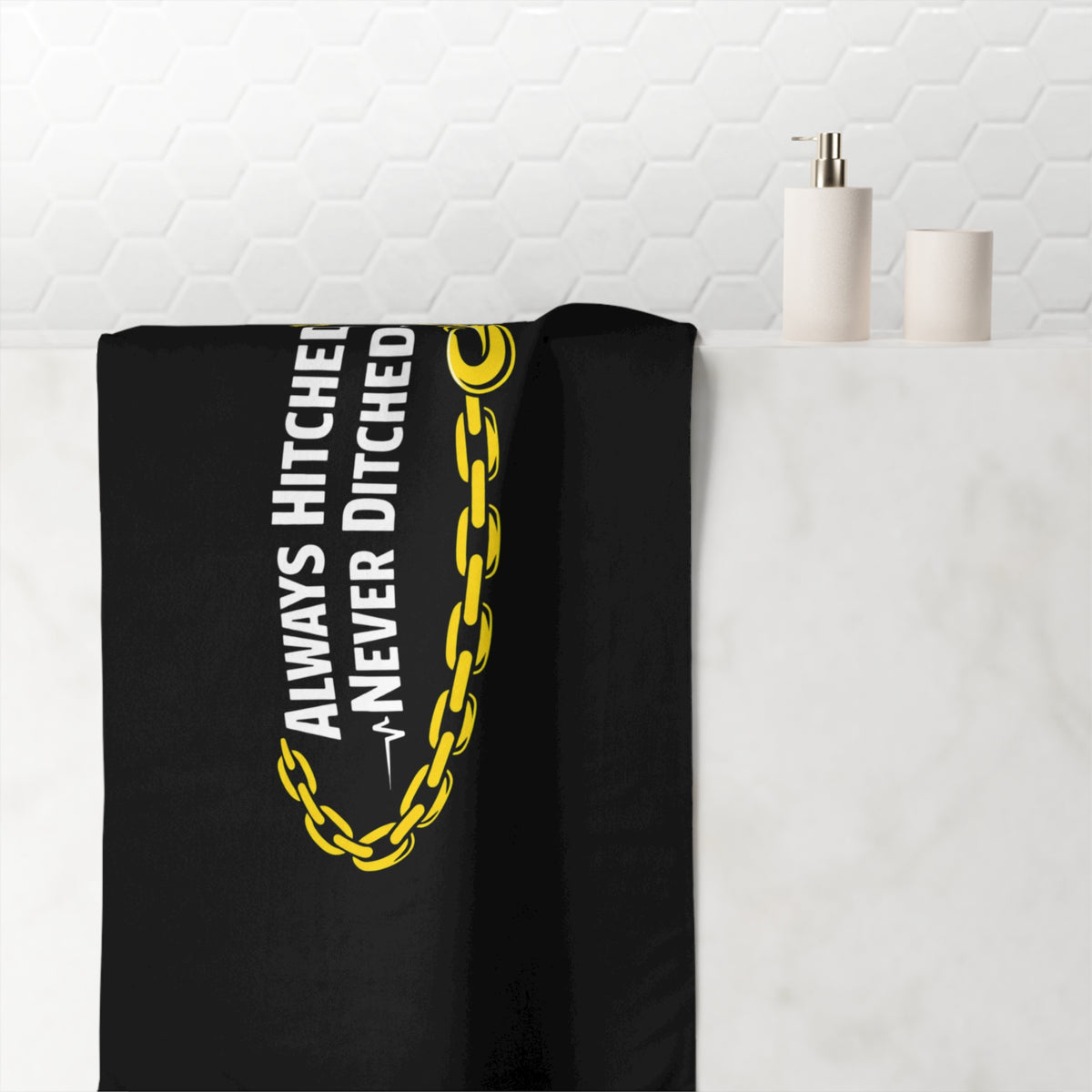 Always Hitched Mink-Cotton Beach Towel